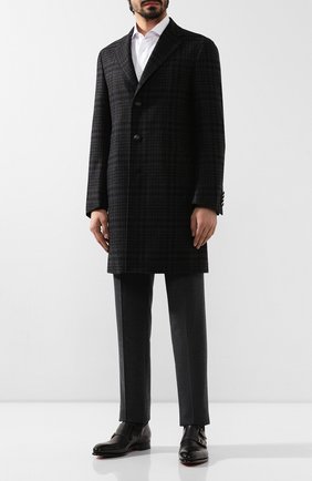 Мужские кожаные сапоги SANTONI темно-серого цвета по цене 84850 руб., арт. MCCR15337MC1HVVUG56 | Фото 2 Мужские кожаные сапоги SANTONI темно-серого цвета, арт. MCCR15337MC1HVVUG56 | Фото 2