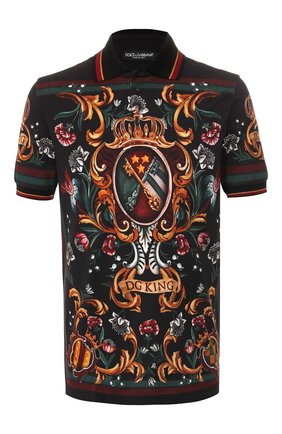 Мужское хлопковое поло DOLCE & GABBANA разноцветного цвета по цене 45600 руб., арт. G8KF5T/HH79I | Фото 1 Мужское хлопковое поло DOLCE & GABBANA разноцветного цвета, арт. G8KF5T/HH79I | Фото 1