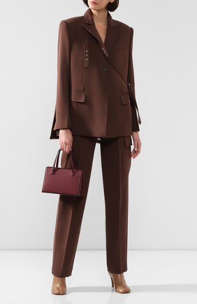 Женский жакет PETER DO коричневого цвета по цене 116000 руб., арт. PD-FW19-505 PL006-BRW | Фото 2 Женский жакет PETER DO коричневого цвета, арт. PD-FW19-505 PL006-BRW | Фото 2