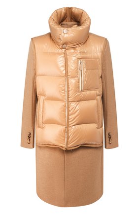 Мужской шерстяное пальто с жилетом BURBERRY бежевого цвета по цене 305000 руб., арт. 4559214 | Фото 1 Мужской шерстяное пальто с жилетом BURBERRY бежевого цвета, арт. 4559214 | Фото 1
