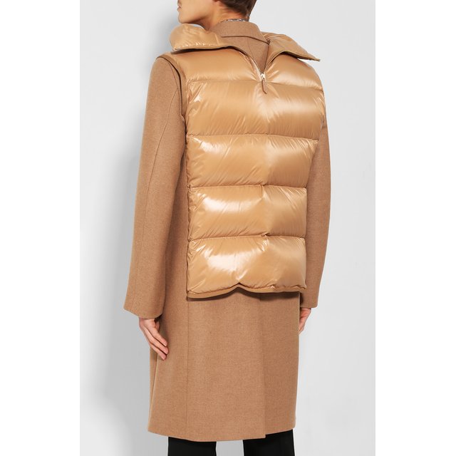 фото Шерстяное пальто с жилетом burberry