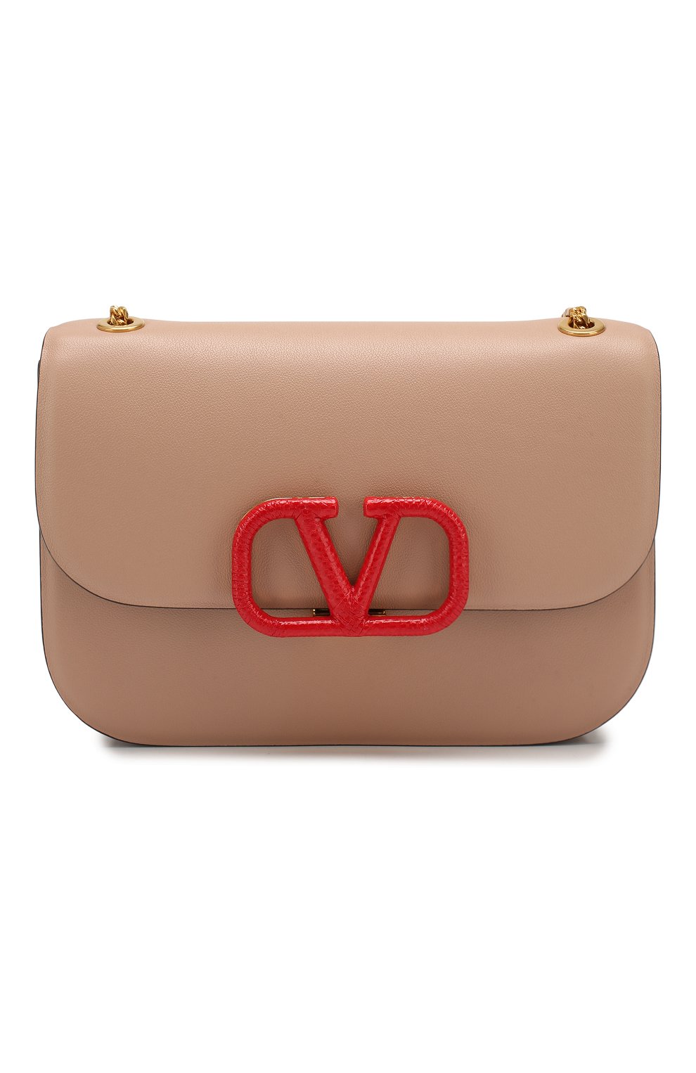 Женская сумка valentino garavani vlock small VALENTINO бежевого цвета, арт. SW0B0F21/JEA | Фото 1