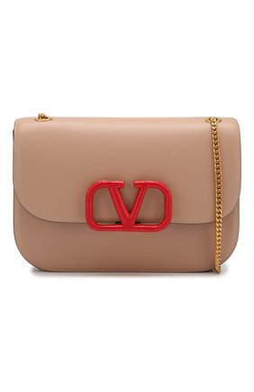 Женская сумка valentino garavani vlock small VALENTINO бежевого цвета по цене 145500 руб., арт. SW0B0F21/JEA | Фото 6 Женская сумка valentino garavani vlock small VALENTINO бежевого цвета, арт. SW0B0F21/JEA | Фото 6