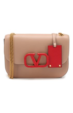Женская сумка valentino garavani vlock small VALENTINO бежевого цвета по цене 145500 руб., арт. SW0B0F21/JEA | Фото 7 Женская сумка valentino garavani vlock small VALENTINO бежевого цвета, арт. SW0B0F21/JEA | Фото 7