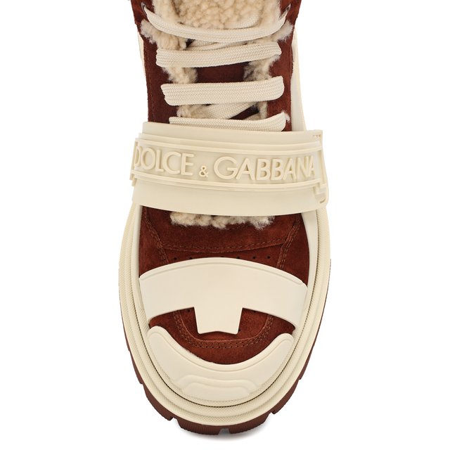Замшевые ботинки Trekking Dolce&Gabbana 10596189