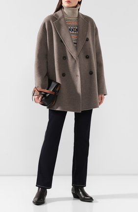 Женское шерстяное пальто ACNE STUDIOS серого цвета по цене 76550 руб., арт. A90187 | Фото 2 Женское шерстяное пальто ACNE STUDIOS серого цвета, арт. A90187 | Фото 2