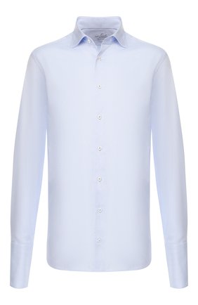 Мужская хлопковая сорочка VAN LAACK синего цвета по цене 12950 руб., арт. RIVARA-TF/130532 | Фото 1 Мужская хлопковая сорочка VAN LAACK синего цвета, арт. RIVARA-TF/130532 | Фото 1