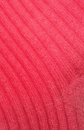 Мужские хлопковые носки ACNE STUDIOS розового цвета, арт. C80017/M | Фото 2 (Материал внешний: Синтетический материал, Хлопок; Кросс-КТ: бельё)