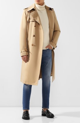 Мужские джинсы BURBERRY синего цвета по цене 34100 руб., арт. 8019429 | Фото 2 Мужские джинсы BURBERRY синего цвета, арт. 8019429 | Фото 2