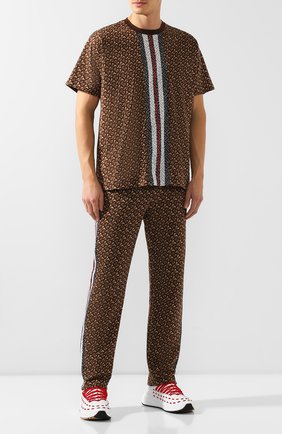 Мужской хлопковые брюки BURBERRY коричневого цвета по цене 50700 руб., арт. 8018242 | Фото 2 Мужской хлопковые брюки BURBERRY коричневого цвета, арт. 8018242 | Фото 2
