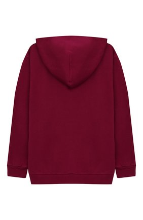 Детский хлопковое худи BALENCIAGA бордового цвета по цене 19100 руб., арт. 558143/TGV54 | Фото 2 Детский хлопковое худи BALENCIAGA бордового цвета, арт. 558143/TGV54 | Фото 2