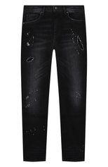 Детские джинсы MARCELO BURLON KIDS OF MILAN черного цвета, арт. B/MB/3055/1042/8-14Y | Фото 1 (Материал внешний: Хлопок; Статус проверки: Проверено, Проверена категория)