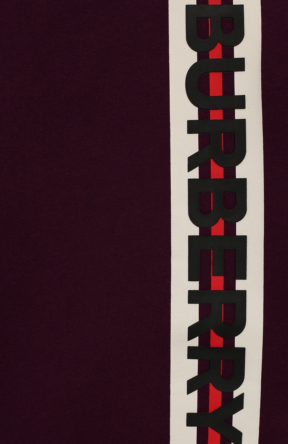 Женская хлопковое платье BURBERRY бордового цвета по цене 13600 руб., арт. 8020490 | Фото 3 Женская хлопковое платье BURBERRY бордового цвета, арт. 8020490 | Фото 3