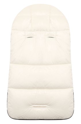 Детский конверт с меховой отделкой MONCLER ENFANT белого цвета по цене 41450 руб., арт. E2-951-00800-25-68950 | Фото 2 Детский конверт с меховой отделкой MONCLER ENFANT белого цвета, арт. E2-951-00800-25-68950 | Фото 2