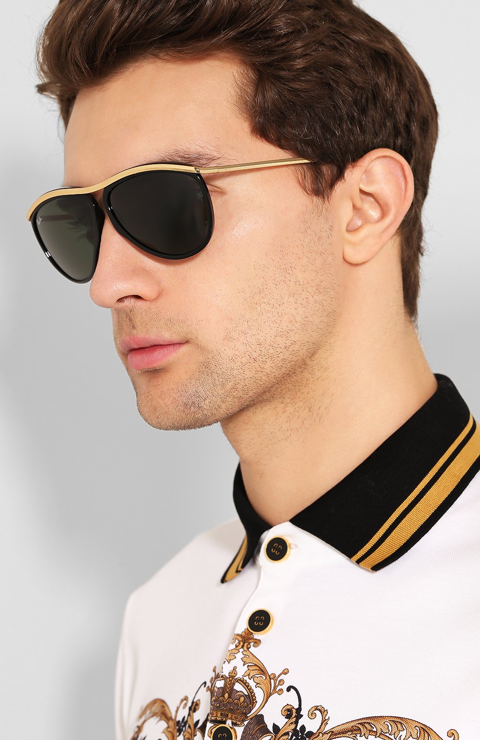 Женские солнцезащитные очки RAY-BAN черного цвета по цене 11200 руб., арт. 2219-901/31 | Фото 3 Женские солнцезащитные очки RAY-BAN черного цвета, арт. 2219-901/31 | Фото 3