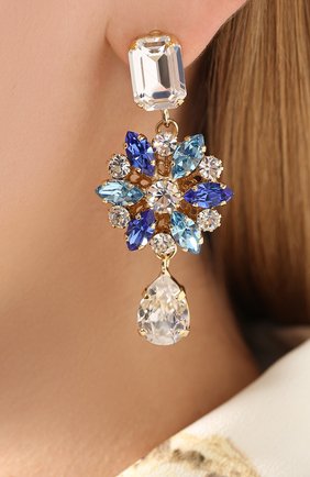 Женские серьги-клипсы DOLCE & GABBANA золотого цвета по цене 64450 руб., арт. WEL8S5/W1111 | Фото 2 Женские серьги-клипсы DOLCE & GABBANA золотого цвета, арт. WEL8S5/W1111 | Фото 2 (Женское Кросс-КТ: Клипсы-серьги; Материал: Металл; Статус проверки: Проверена категория)