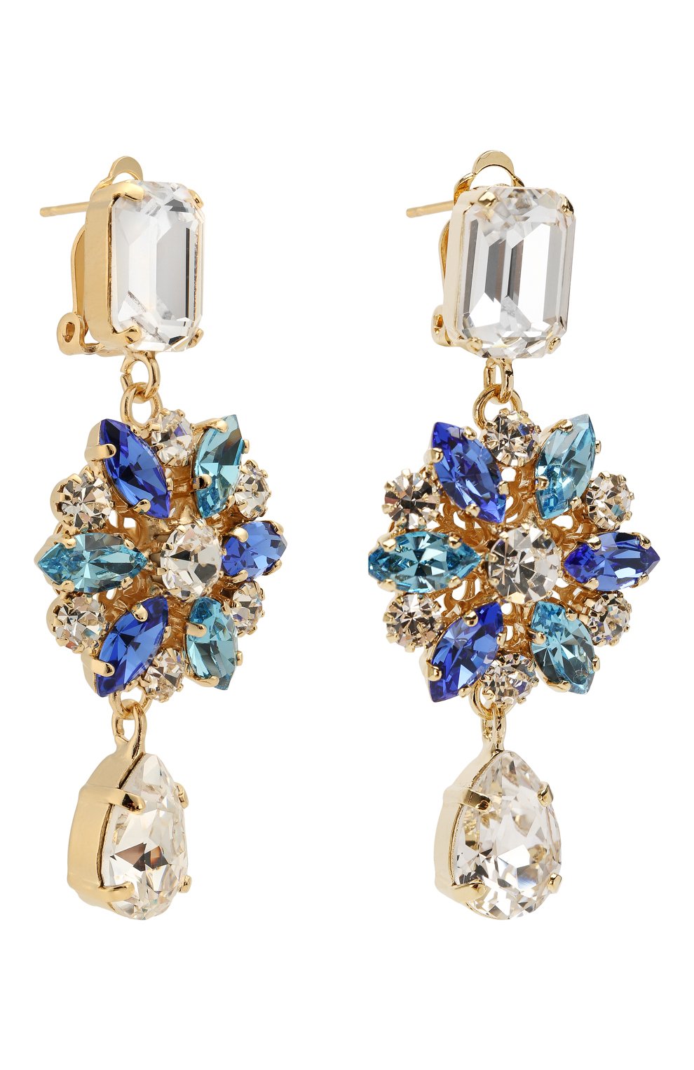 Женские серьги-клипсы DOLCE & GABBANA золотого цвета по цене 64450 руб., арт. WEL8S5/W1111 | Фото 3 Женские серьги-клипсы DOLCE & GABBANA золотого цвета, арт. WEL8S5/W1111 | Фото 3 (Женское Кросс-КТ: Клипсы-серьги; Материал: Металл; Статус проверки: Проверена категория)