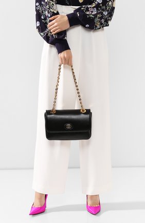 Женская сумка marina small GUCCI черного цвета по цене 176900 руб., арт. 576421/1DB0X | Фото 2 Женская сумка marina small GUCCI черного цвета, арт. 576421/1DB0X | Фото 2