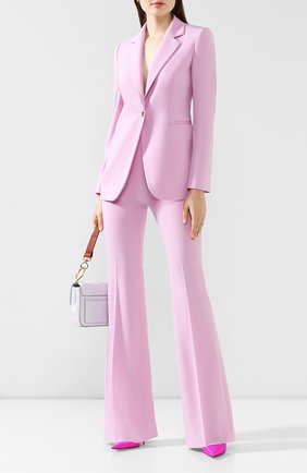 Женский шерстяной жакет EMILIO PUCCI розового цвета по цене 124500 руб., арт. 9URB25/9U605 | Фото 2 Женский шерстяной жакет EMILIO PUCCI розового цвета, арт. 9URB25/9U605 | Фото 2