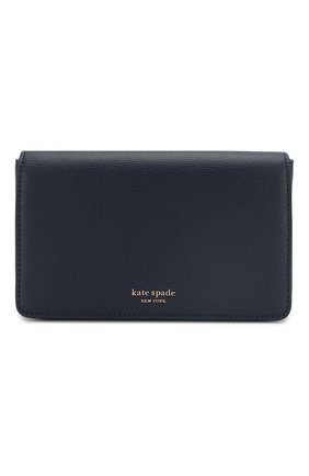 Женские кожаный кошелек sylvia на цепочке KATE SPADE NEW YORK синего цвета по цене 15600 руб., арт. PWRU7201 | Фото 1 Женские кожаный кошелек sylvia на цепочке KATE SPADE NEW YORK синего цвета, арт. PWRU7201 | Фото 1