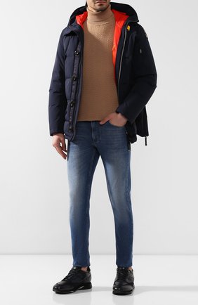 Мужская пуховик PARAJUMPERS темно-синего цвета по цене 65350 руб., арт. RU03/MARCUS | Фото 2 Мужская пуховик PARAJUMPERS темно-синего цвета, арт. RU03/MARCUS | Фото 2