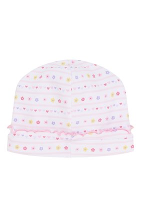Детского хлопковая шапка KISSY KISSY розового цвета по цене 1465 руб., арт. KG502236N | Фото 2 Детского хлопковая шапка KISSY KISSY розового цвета, арт. KG502236N | Фото 2