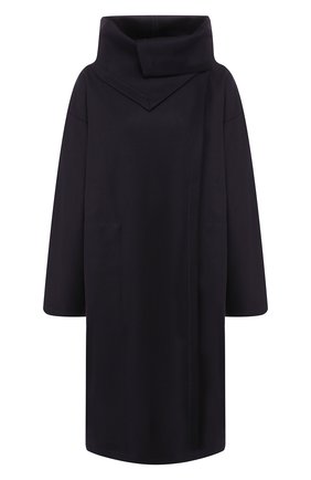 Женское шерстяное пальто DRIES VAN NOTEN темно-синего цвета по цене 85950 руб., арт. 192-10243-8211 | Фото 1 Женское шерстяное пальто DRIES VAN NOTEN темно-синего цвета, арт. 192-10243-8211 | Фото 1