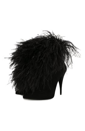 Женские замшевые ботильоны lily SAINT LAURENT черного цвета по цене 199500 руб., арт. 592209/L1B10 | Фото 1 Женские замшевые ботильоны lily SAINT LAURENT черного цвета, арт. 592209/L1B10 | Фото 1