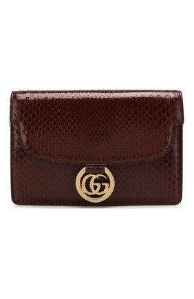 Женская сумка gg ring из кожи питона GUCCI коричневого цвета по цене 210800 руб., арт. 589474/LJM0G/PBIV | Фото 1 Женская сумка gg ring из кожи питона GUCCI коричневого цвета, арт. 589474/LJM0G/PBIV | Фото 1