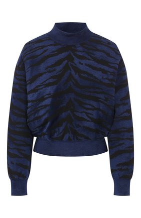 Женская пуловер ALAIA синего цвета по цене 125500 руб., арт. 9W9UG32CM494 | Фото 1 Женская пуловер ALAIA синего цвета, арт. 9W9UG32CM494 | Фото 1