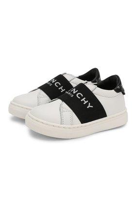 Детского кожаные кеды GIVENCHY белого цвета по цене 28300 руб., арт. H09008 | Фото 1 Детского кожаные кеды GIVENCHY белого цвета, арт. H09008 | Фото 1 (Кросс-КТ НВ: Пинетки-аксессуары; Статус проверки: Проверено, Проверена категория; Материал внутренний: Натуральная кожа; Материал внешний: Кожа)