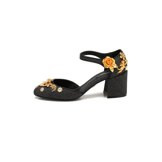 Текстильные туфли Vally Dolce&Gabbana 10605770
