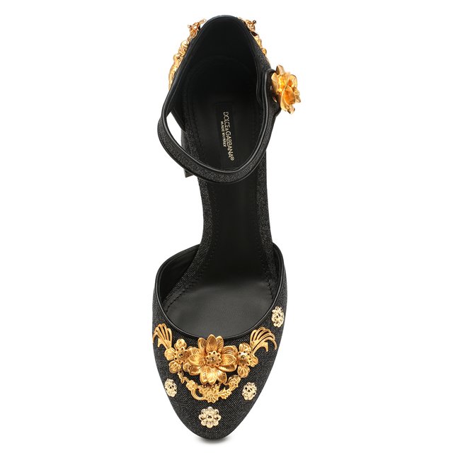 Текстильные туфли Vally Dolce&Gabbana 10605770