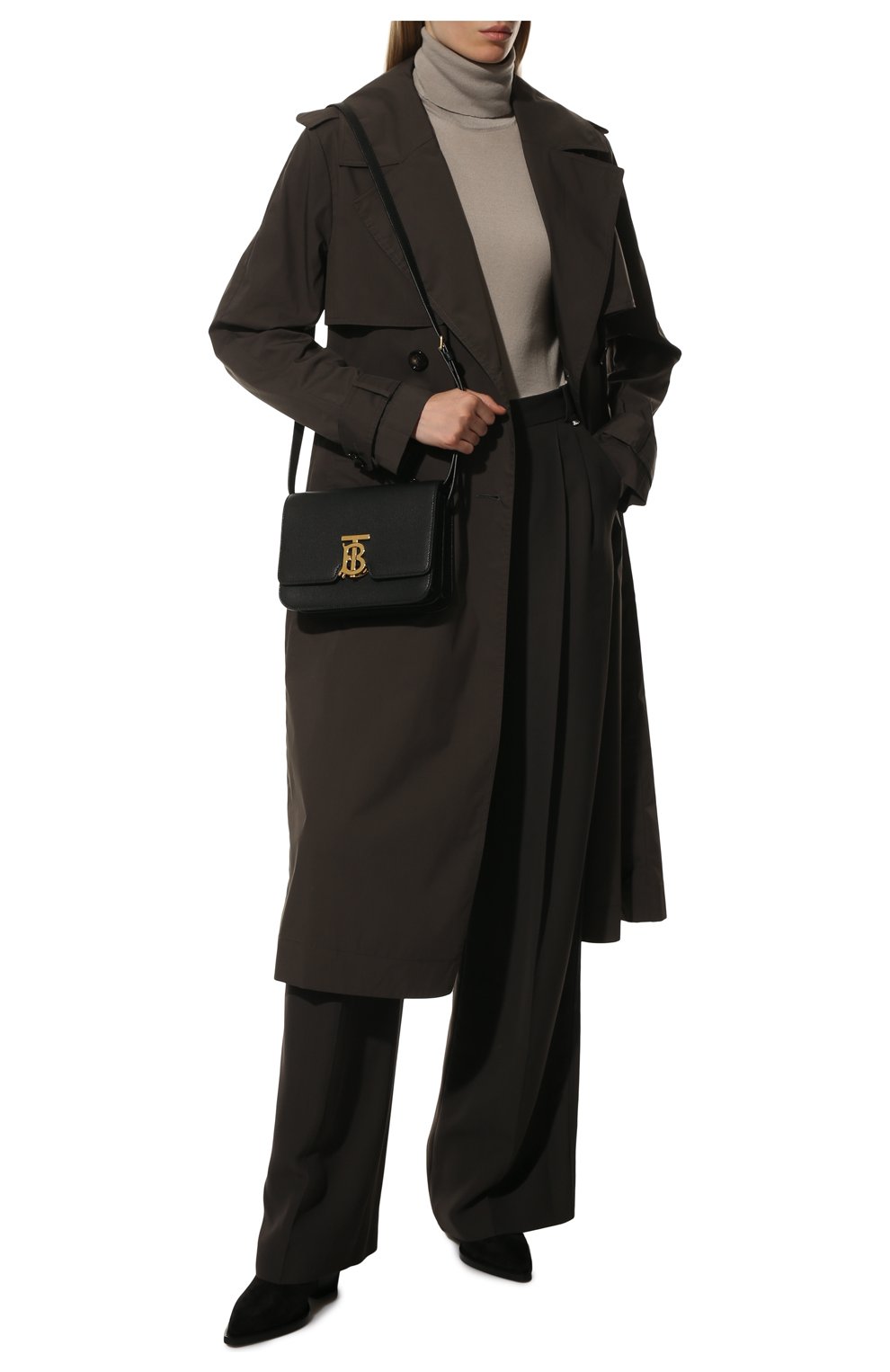 Женская сумка tb small BURBERRY черного цвета по цене 162000 руб., арт. 8019338 | Фото 3 Женская сумка tb small BURBERRY черного цвета, арт. 8019338 | Фото 3