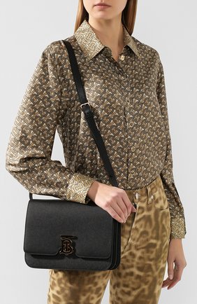 Женская сумка tb medium BURBERRY черного цвета по цене 155000 руб., арт. 8019343 | Фото 2 Женская сумка tb medium BURBERRY черного цвета, арт. 8019343 | Фото 2
