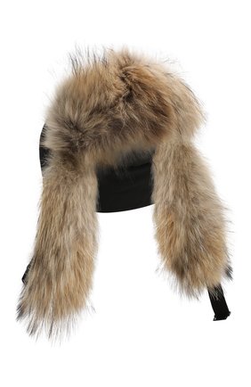 Женский шапка-ушанка CANADA GOOSE черного цвета по цене 24800 руб., арт. 5187L | Фото 1 Женский шапка-ушанка CANADA GOOSE черного цвета, арт. 5187L | Фото 1