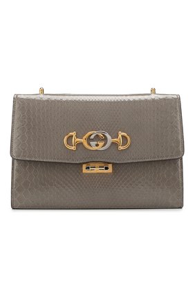 Женская сумка gucci zumi small из кожи питона GUCCI серого цвета по цене 231200 руб., арт. 576388/LJM0X/PBIV | Фото 1 Женская сумка gucci zumi small из кожи питона GUCCI серого цвета, арт. 576388/LJM0X/PBIV | Фото 1