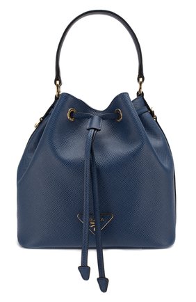 Женская сумка bucket PRADA синего цвета по цене 140000 руб., арт. 1BE032-2A4A-F0016-OOO | Фото 1 Женская сумка bucket PRADA синего цвета, арт. 1BE032-2A4A-F0016-OOO | Фото 1