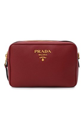 Женская сумка PRADA красного цвета по цене 115000 руб., арт. 1BH082-2BBE-F0041-NOM | Фото 1 Женская сумка PRADA красного цвета, арт. 1BH082-2BBE-F0041-NOM | Фото 1