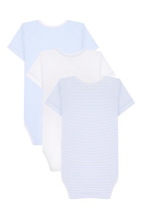 Детское комплект из 3-х боди KISSY KISSY голубого цвета по цене 4995 руб., арт. 38483SP | Фото 2 Детское комплект из 3-х боди KISSY KISSY голубого цвета, арт. 38483SP | Фото 2