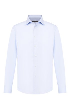 Мужская хлопковая сорочка CORNELIANI голубого цвета по цене 19550 руб., арт. 84P100-9811338/00 | Фото 1 Мужская хлопковая сорочка CORNELIANI голубого цвета, арт. 84P100-9811338/00 | Фото 1