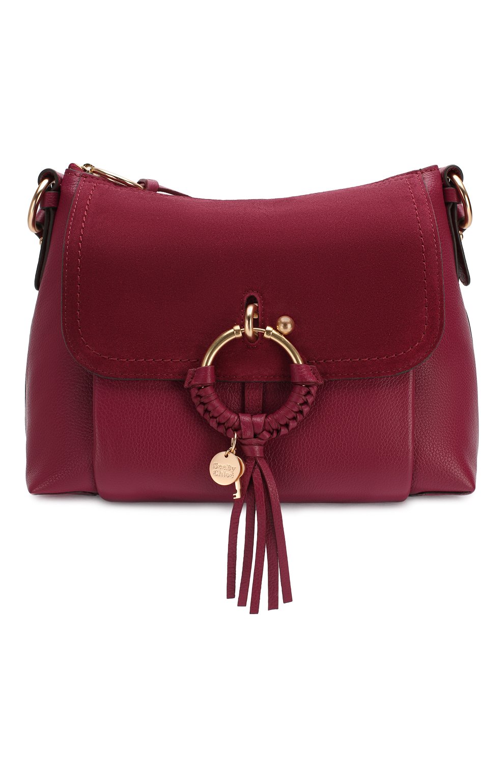 Женская сумка joan small SEE BY CHLOÉ бордового цвета, арт. CHS17US910330 | Фото 1