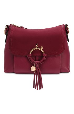 Женская сумка joan small SEE BY CHLOÉ бордового цвета по цене 28300 руб., арт. CHS17US910330 | Фото 1 Женская сумка joan small SEE BY CHLOÉ бордового цвета, арт. CHS17US910330 | Фото 1