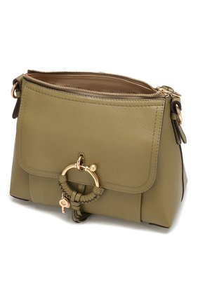 Женская сумка joan small SEE BY CHLOÉ хаки цвета по цене 28300 руб., арт. CHS18SS910388 | Фото 4 Женская сумка joan small SEE BY CHLOÉ хаки цвета, арт. CHS18SS910388 | Фото 4
