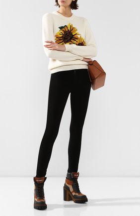 Женские замшевые ботильоны trekking DOLCE & GABBANA черного цвета по цене 66450 руб., арт. CT0546/AA962 | Фото 2 Женские замшевые ботильоны trekking DOLCE & GABBANA черного цвета, арт. CT0546/AA962 | Фото 2