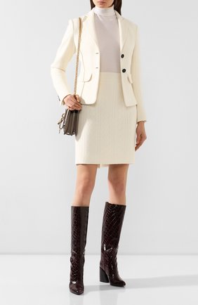 Женский кашемировый жакет KITON белого цвета по цене 385000 руб., арт. D48508K01S78 | Фото 2 Женский кашемировый жакет KITON белого цвета, арт. D48508K01S78 | Фото 2