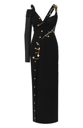 Женское платье VERSACE черного цвета по цене 519000 руб., арт. A83539/A230855 | Фото 1 Женское платье VERSACE черного цвета, арт. A83539/A230855 | Фото 1