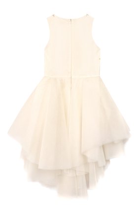 Детское платье MISCHKA AOKI белого цвета по цене 136500 руб., арт. FW19321/10-12 | Фото 2 Детское платье MISCHKA AOKI белого цвета, арт. FW19321/10-12 | Фото 2