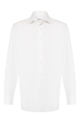 Мужская хлопковая сорочка BRIONI белого цвета по цене 58950 руб., арт. RCL42Q/PZ023 | Фото 1 Мужская хлопковая сорочка BRIONI белого цвета, арт. RCL42Q/PZ023 | Фото 1