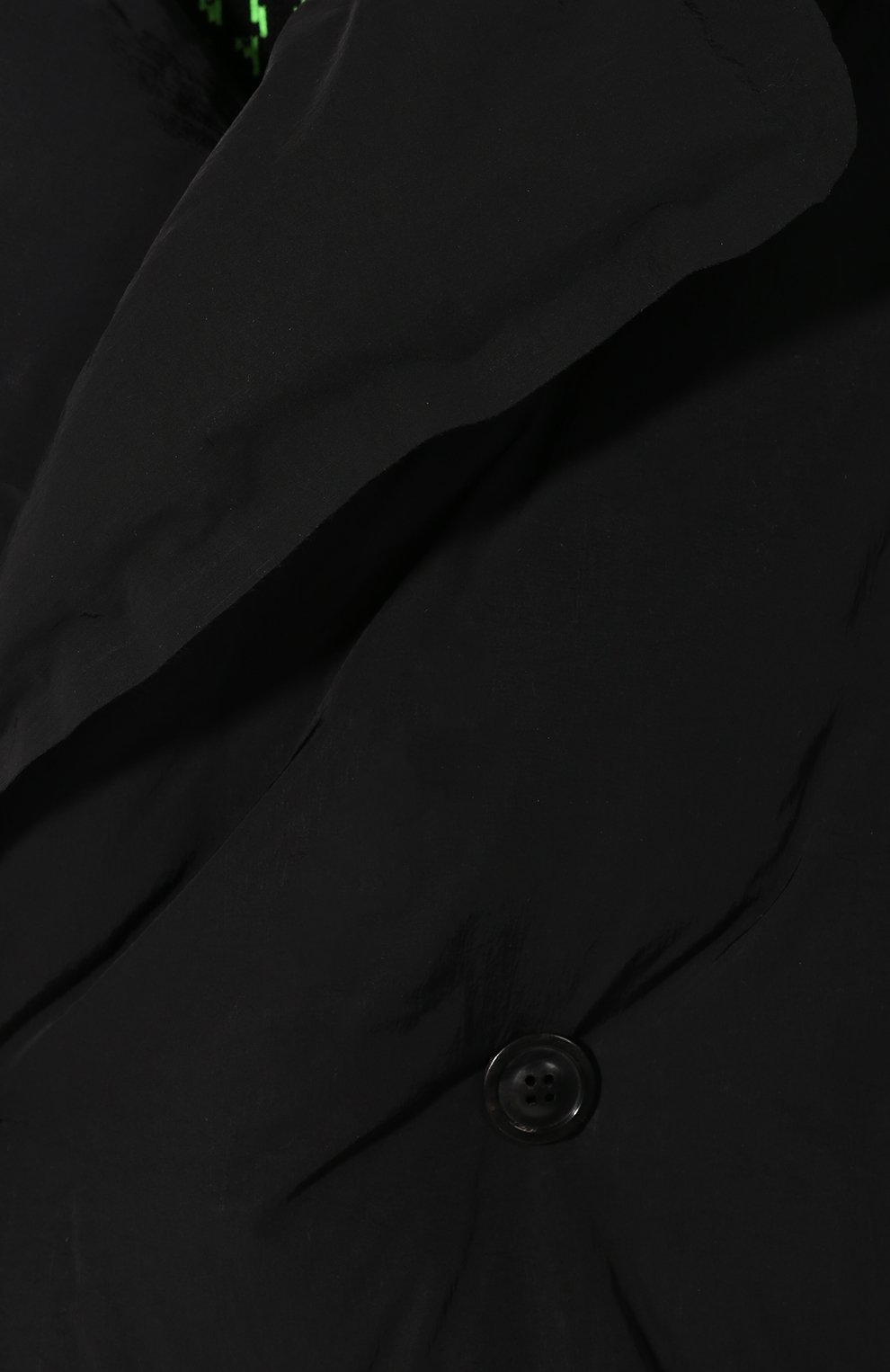 Мужская утепленное пальто MAISON MARGIELA черного цвета, арт. S67AH0002/S52429 | Фото 5 (Кросс-КТ: Куртка; Р�укава: Длинные; Длина (верхняя одежда): До колена; Материал внешний: Синтетический материал; Мужское Кросс-КТ: утепленные куртки, Верхняя одежда; Материал подклада: Синтетический материал; Стили: Минимализм)